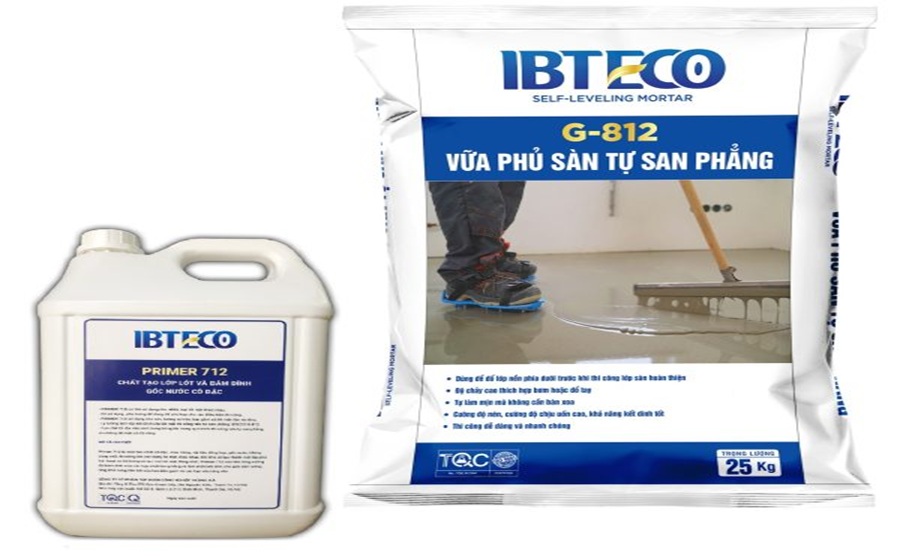 Vữa Phủ Sàn Tự Sang Phẳng IBTECO 712